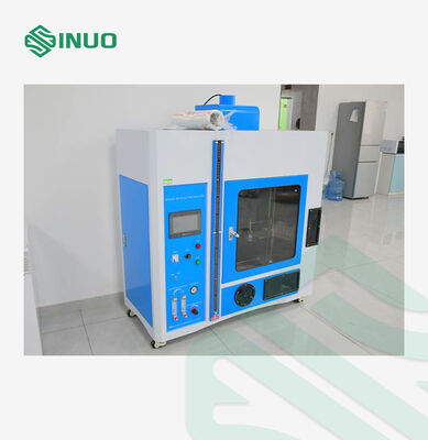 UL94 Compliant Flame Test Machine with PLC Control and 220V/50Hz for Vertical and Horizontal Burning Tests