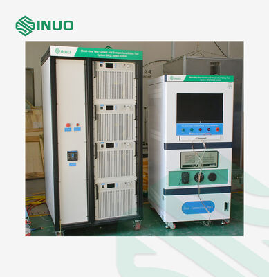 अच्छा मूल्य IEC 62196 तापमान वृद्धि और अल्पकालिक वर्तमान परीक्षण 6500A के लिए EV कनेक्टर परीक्षण उपकरण ऑनलाइन